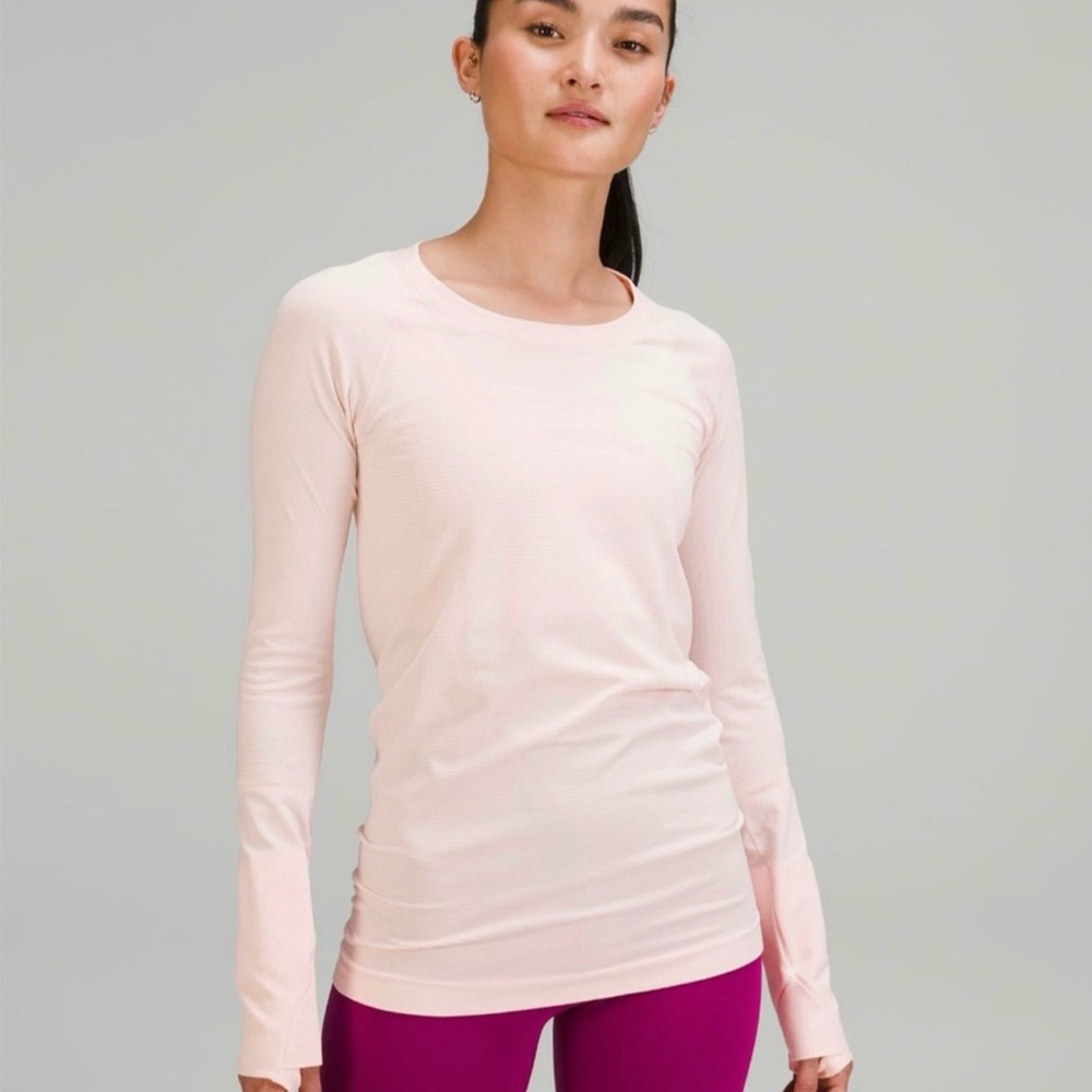 Lululemon swiftly tech long sleeve PINK
